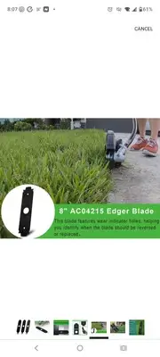 Ryobi Edger Blades - 3 Pack