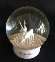 Authentic Chanel Joaillerie Deer Snow Globe VIP Gift