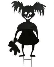 National Tree Company 38 Halloween Scary Girl Garden Stake