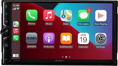 Jensen J3CA7W 7" Apple CarPlay Android Auto Wired or Wireless | Bluetooth | USB