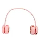 Portable Neck Fan LCD Digital Display Usb Charging 5 Speed Silent Leafless AU