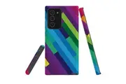 For Samsung Galaxy Note 20 Ultra Case, Tough Armor Back Cover, Rainbows