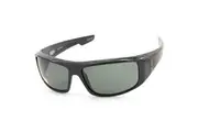 Spy Logan Shiny Black/Happy Grey-Green Men's Sports Sunglasses