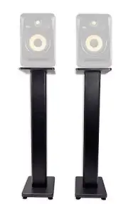 (2) Rockville 28" Studio Monitor Speaker Stands For KRK V6 S4 Monitors