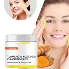 Kojic Cleansing Pads Face Curcumin Acid Exfoliating Pads Skin Fades Skin Firming