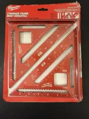 Milwaukee MLSQ070G 7" Reinforced Frame Rafter Speed Square 2 Pack Brand New