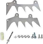 Dual Felling Dog Bumper Spikes Chain Catcher Set Replacement for Stihl 024 026 MS240 MS260 029 039 034 036 038 MS290 MS390 MS310 MS311 MS391 MS271 MS291 Chainaw Powder Coated