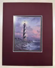 Cape Hatteras Light Print by Thomas Kinkade in 8 x 10 Matte with COA F405071