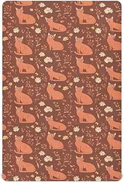 Fitted Crib Sheets for Boys Girls Gift Soft Mattress Sheet for Standard Size Crib Mattress 52x28in Aesthetic Devon Rexcats