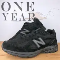 在飛比找Yahoo!奇摩拍賣優惠-NEW BALANCE NB 990 V4 美國製 黑 全黑