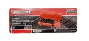 Sidchrome 10PCE 1/2 Drive Metric Deep Impact Socket Set 10-24mm Metal Case.