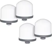 Qresthusa 4Pack Replacement Ceramic Dome Water Filter 0.2 to 0.5micron for Countertop Portable Water Purification System