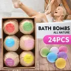 24X Aromatherapy Bath Bombs Spa Bubble Essential Oil Bath FizziesOrganic Natural