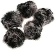NULYLU 5pcs Microphone Windproof Fur Cover Clip on Mic Microphone Protective Cover Mic Lapel for Camera Lavalier Speaker Fur Microphone Windproof Cover Fur Mic Windproof Cover Windscreen