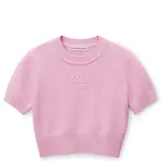 [T By Alexander Wang] 短袖短版套頭衫
