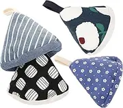 HOLIDYOYO Anti-Scald Pot Knob Cover 4pcs Hot Pot Lid Handle Mitts Heat Resistant Pot Lid Covers Pot Handle Covers Kitchen Gadgets for Cooking