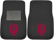 Indiana University Embroidered Car Mat Set - 2 Pieces
