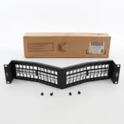 Leviton 5W271-U48 Bracket Only QuickPort Angled Patch Panel 48-Port Rack Mount