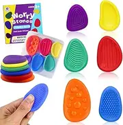 Fidget Toys, Sensory Stones, Pack of 6, Stress Relief Toy, Sensory Toy, Anti-Stress Toy, Sensory Toy for Stress, Anxiety, ADHD & Autism