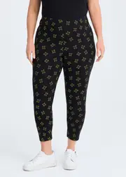 [Taking Shape] Taking Shape Natural Casey Xx Legging Size 16 in Black / Print, Viscose - Plus Size Women's Clothing Black / Print