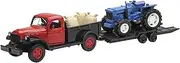 New-Ray Toys SS-54296B 1-32 1946 Dodge Power Wagon with Farm Tractor