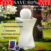 Gardeon Solar Fountain Water Feature LED Lights Bird Bath Outdoor Garden Decor