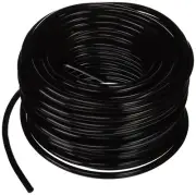 Hydro Flow Vinyl Tubing Black 3/16 in ID - 1/4 in OD 100 ft Roll, Model Number: