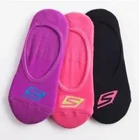 在飛比找Yahoo!奇摩拍賣優惠-SKECHERS (女款) 時尚休閒系列 運動隱形厚短襪 S