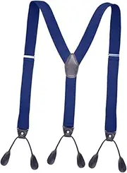 [Oshhni] Tuxedo Adjustable Straps Elastic Suspenders for Tuxedos Jeans Shirts