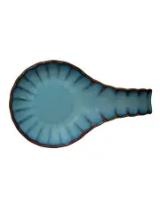 [Casa Domani] Solare Spoon Rest 22x13cm Azure