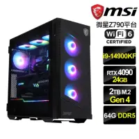 在飛比找momo購物網優惠-【微星平台】i9廿四GeForce RTX 4090{辰龍}