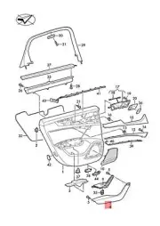 OEM AUDI A6 Avant S6 quattro Armrest Metropolis Grey 4K08673732NH