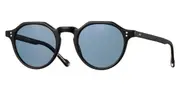 Eyevan Attache-E Sun PBK-BLU Men's Sunglasses Black Size 47