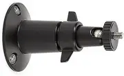 2 Pcs Adjustable Security Camera Wall Mount Indoor Outdoor Bracket for Pro and Other CCTV Cameras Swivel Tilt Easy Installation Black