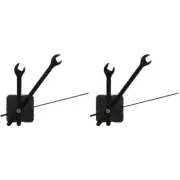Wall Clock Mechanism Replacement 2 Sets Creative Wrench Shpaed Clock Hands an...