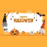 Halloween Gnome Skull Pumpkin Swedish Tomte Nisse with LED Light Home Farmhouse