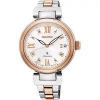 在飛比找PChome24h購物優惠-SEIKO 精工 LUKIA 動人時光機械女錶-33.9mm