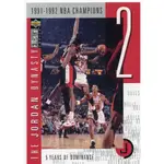 NBA 球員卡 MICHAEL JORDAN 限量 1997-98 CC JORDAN DYNASTY #2