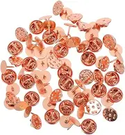 [HAWILLOSCH] Hat Accessories Insignia Ties An Fittings Accessories for Hat Pin Pins for Crafts Pin Backs Badge Pins Backs Butterfly Pins Brooch Backs Brooch Keepers Tie Tack Golden Iron