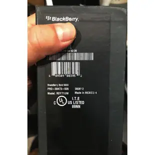 未用新品 經典機 黑莓機 BlackBerry Bold 9900 黑色版 觸控 鍵盤雙控 商務機種 古董手機北市可面交