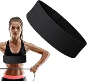 Fulenyi Breast Support Band, Workout Accessories for Women Gym, Adjustable Sports Bra Strap, No-Bounce High- Breast Support Band Extra Sports Bras for Women Black