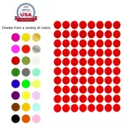1/2 inch Stickers Color Coding Dot Label 13mm Circle Label Inventory Code Mark