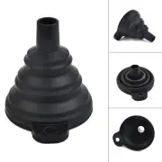 Handy Silicone Funnel for Mess free Oil Fuel Gasoline Petrol Diesel Change