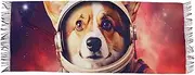 [XYMZR] Astronaut Corgi Space Women’s Scarf Soft Warm Long Scarves Shawl Wrap for Winter Autumn Spring Travel Office Home, Multi-colored