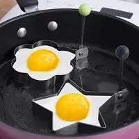 在飛比找樂天市場購物網優惠-集美 不銹鋼煎蛋器創意蒸荷包蛋心形磨具煎雞蛋模型愛心便當模具