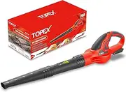 TOPEX 20V Cordless Leaf Blower 200Km/h Garden Dust Lightweight for Patio Lawn Garden, Portable, Multi-Purpose Outdoor Cleaning Electric Leaf Blower (Skin Only, Battery and Charger NOT Included)