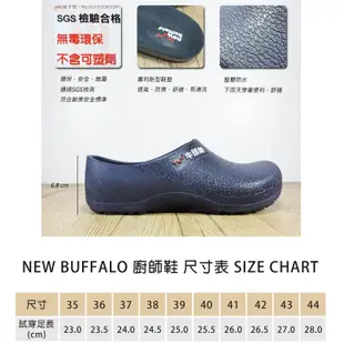 牛頭牌new buffalo MIT熱賣防水防油專業廚師鞋 208-911188 鞋鞋俱樂部