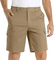 Tilenko Mens Golf Dress Shorts with Pockets Stretch Lightweight Quick Dry Men's Flat Front Shorts for Work Casual