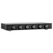 6.1 6-Channel Stereo Audio Speaker Selector Switch Switcher w/ Volume Control