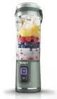Ninja Blast 18-oz Portable Rechargeable Blender Easy-open Sip Lid w/ Handle Aqua